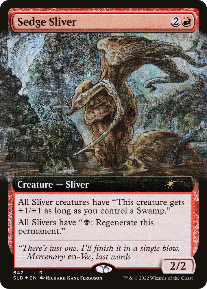 Sedge Sliver (Extended Art) [Secret Lair Drop Series] 642