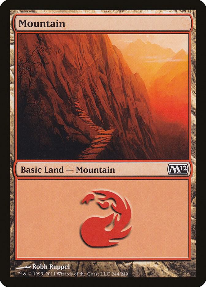 Mountain (244) [Magic 2012 (M12)] 244