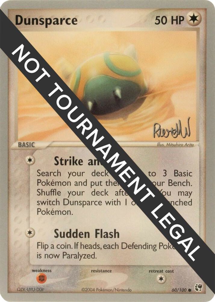 Dunsparce - 2004 (Reed Weichler) [World Championship Decks] 60/100