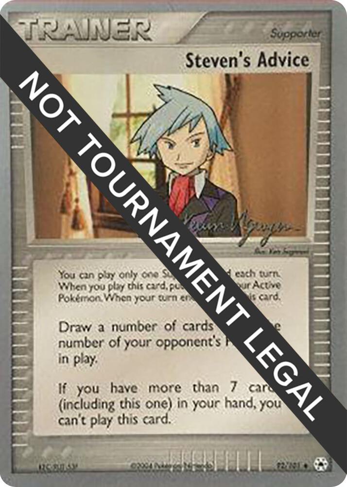 Steven's Advice - 2004 (Kevin Nguyen) [World Championship Decks] 92/101
