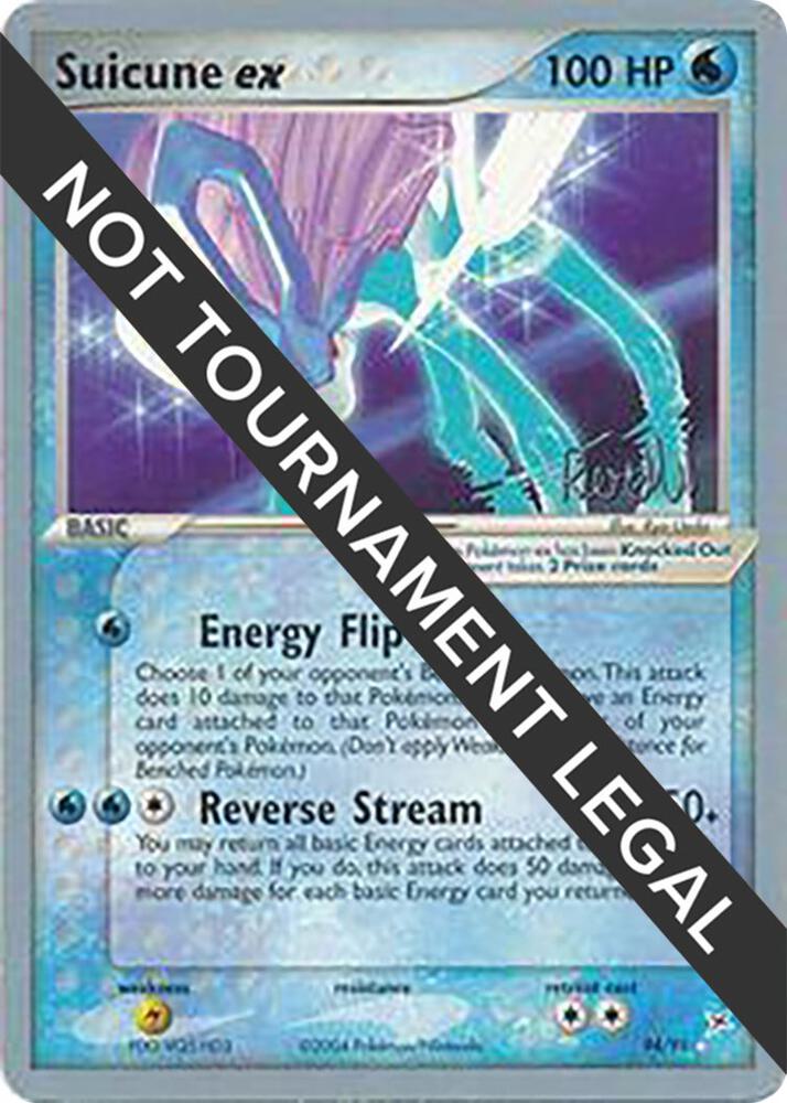 Suicune ex - 2004 (Reed Weichler) [World Championship Decks] 94/95