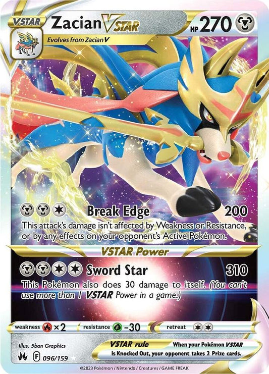 Zacian VSTAR [SWSH: Crown Zenith] 096/159