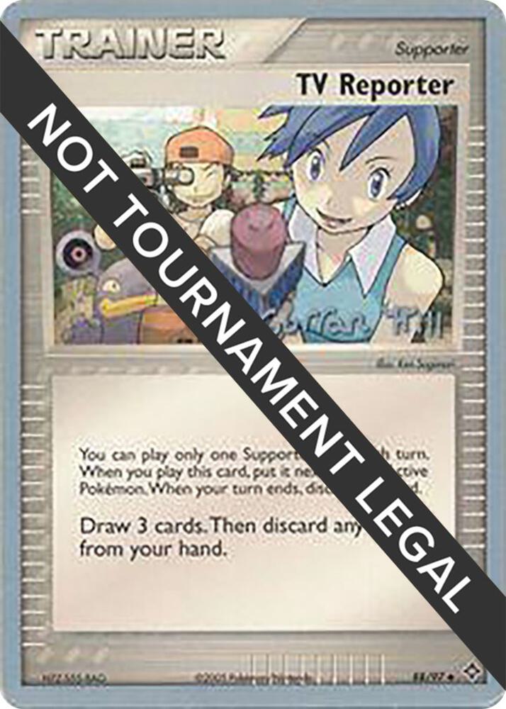 TV Reporter - 2005 (Curran Hill) [World Championship Decks] 88/97