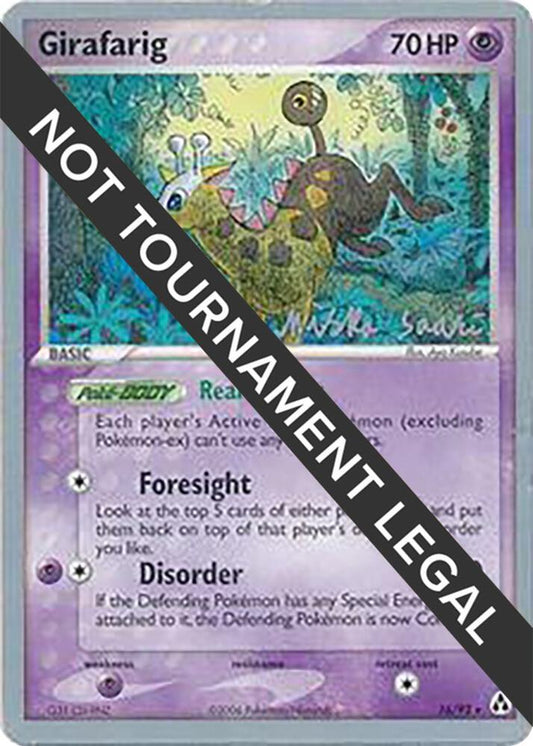 Girafarig - 2006 (Miska Saari) [World Championship Decks] 16/92