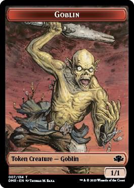 Goblin // Cat (008) Double-Sided Token [Dominaria Remastered] 7 // 8