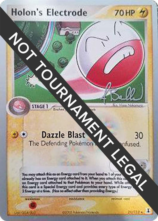 Holon's Electrode - 2006 (Jimmy Ballard) [World Championship Decks] 21/113