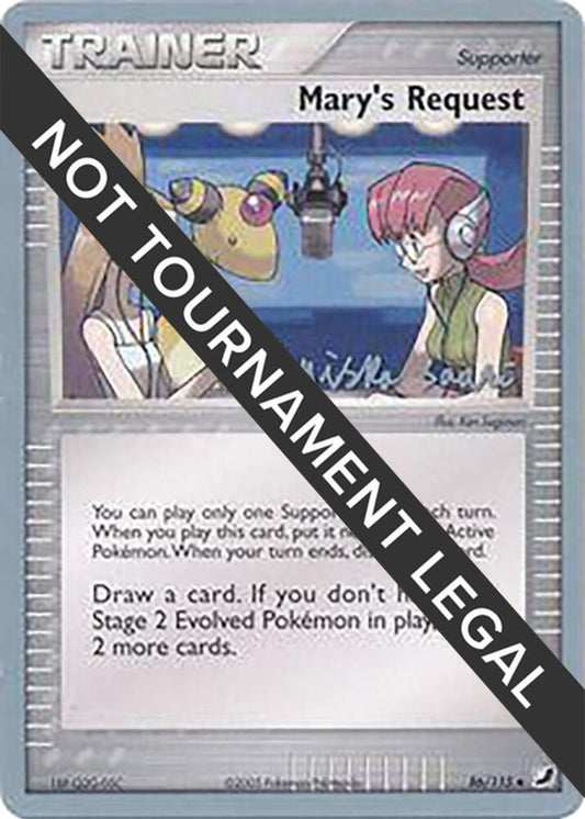 Mary's Request - 2006 (Miska Saari) [World Championship Decks] 86/115