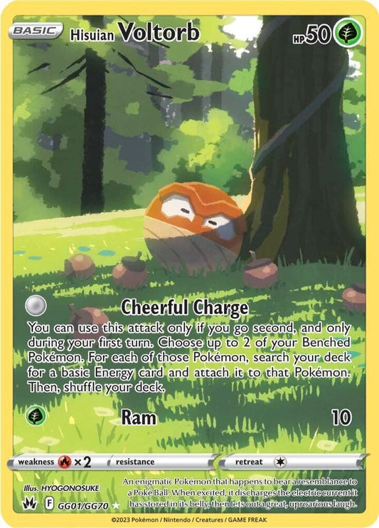 Hisuian Voltorb [SWSH: Crown Zenith: Galarian Gallery] GG01/GG70