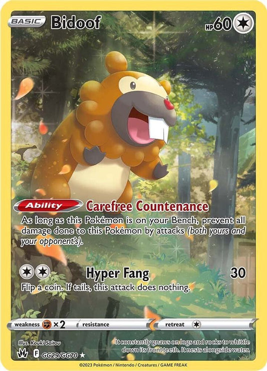 Bidoof [SWSH: Crown Zenith: Galarian Gallery] GG29/GG70