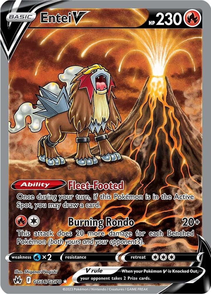 Entei V [SWSH: Crown Zenith: Galarian Gallery] GG36/GG70