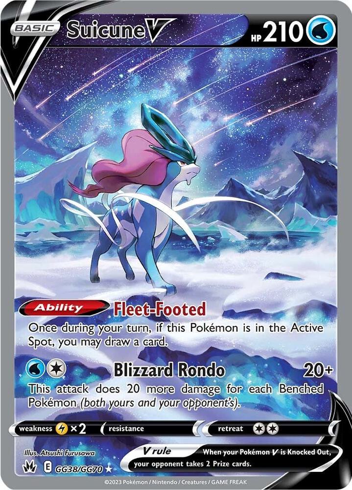 Suicune V [SWSH: Crown Zenith: Galarian Gallery] GG38/GG70