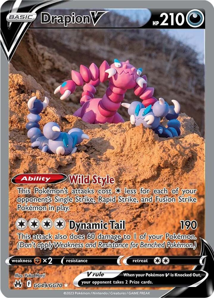 Drapion V [SWSH: Crown Zenith: Galarian Gallery] GG49/GG70
