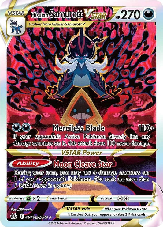 Hisuian Samurott VSTAR [SWSH: Crown Zenith: Galarian Gallery] GG52/GG70
