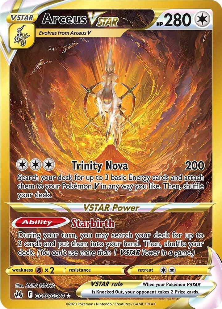 Arceus VSTAR (Secret) [SWSH: Crown Zenith: Galarian Gallery] GG70/GG70