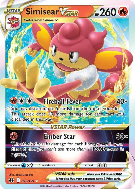 Simisear VSTAR [SWSH: Crown Zenith] 023/159