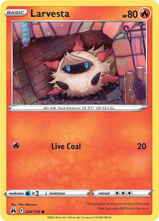 Larvesta [SWSH: Crown Zenith] 024/159