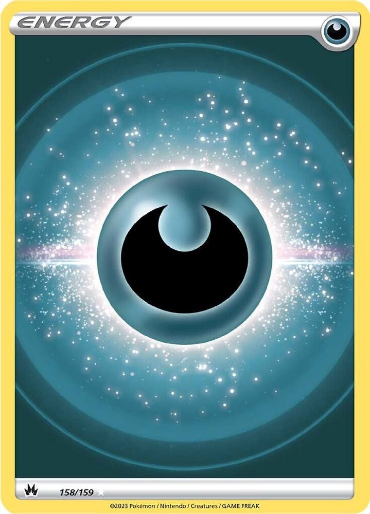 Darkness Energy (Texture Full Art) [SWSH: Crown Zenith] 158/159