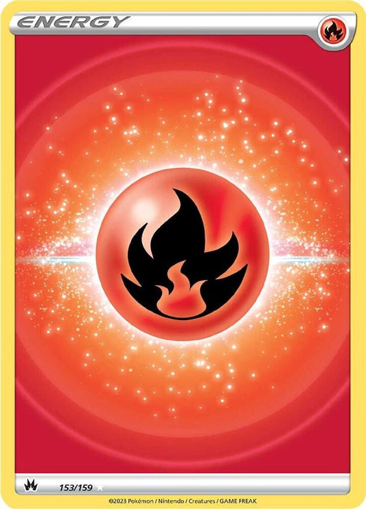 Fire Energy (Texture Full Art) [SWSH: Crown Zenith] 153/159