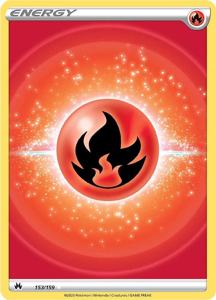 Fire Energy (Texture Full Art) [SWSH: Crown Zenith] 153/159