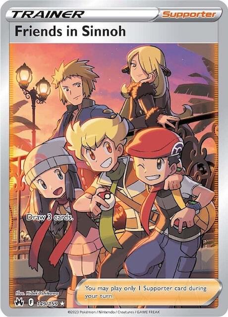 Friends in Sinnoh (Full Art) [SWSH: Crown Zenith] 149/159