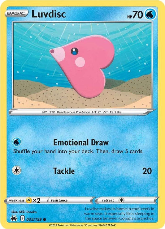 Luvdisc [SWSH: Crown Zenith] 035/159