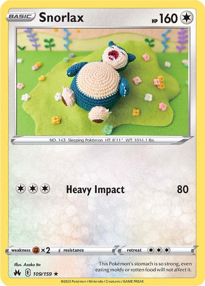 Snorlax [SWSH: Crown Zenith] 109/159