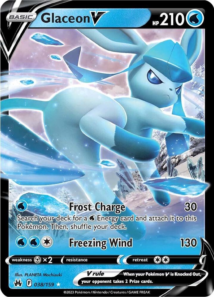 Glaceon V [Crown Zenith] 038/159