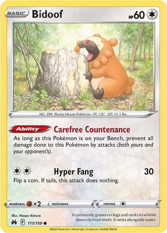 Bidoof [SWSH: Crown Zenith] 111/159