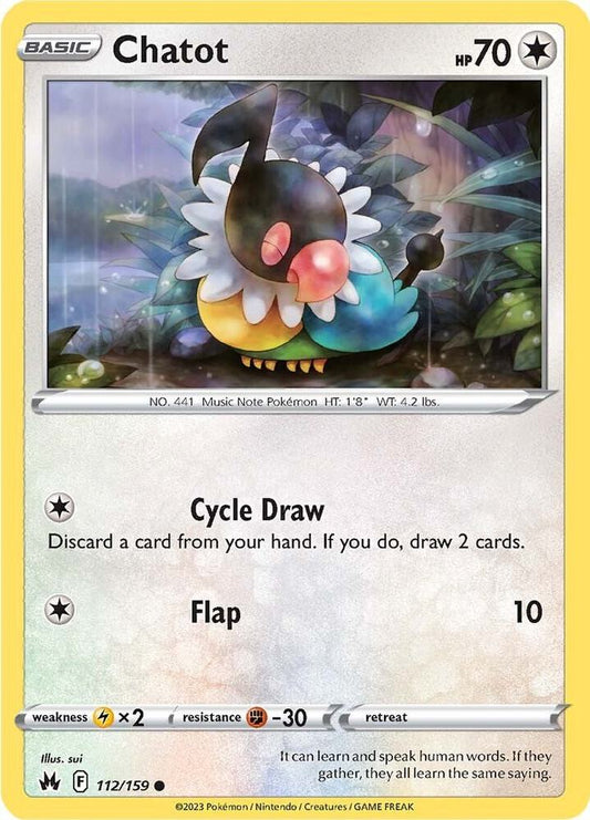 Chatot [SWSH: Crown Zenith] 112/159