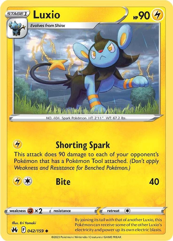 Luxio (42) [SWSH: Crown Zenith] 042/159