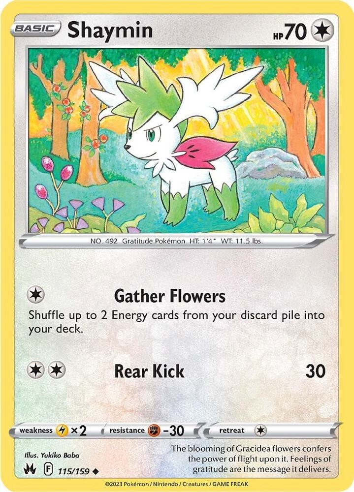 Shaymin [SWSH: Crown Zenith] 115/159
