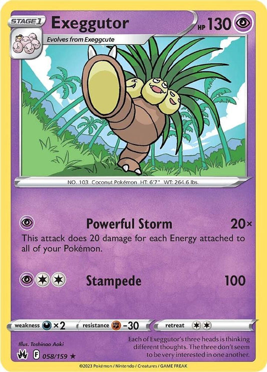 Exeggutor [SWSH: Crown Zenith] 058/159