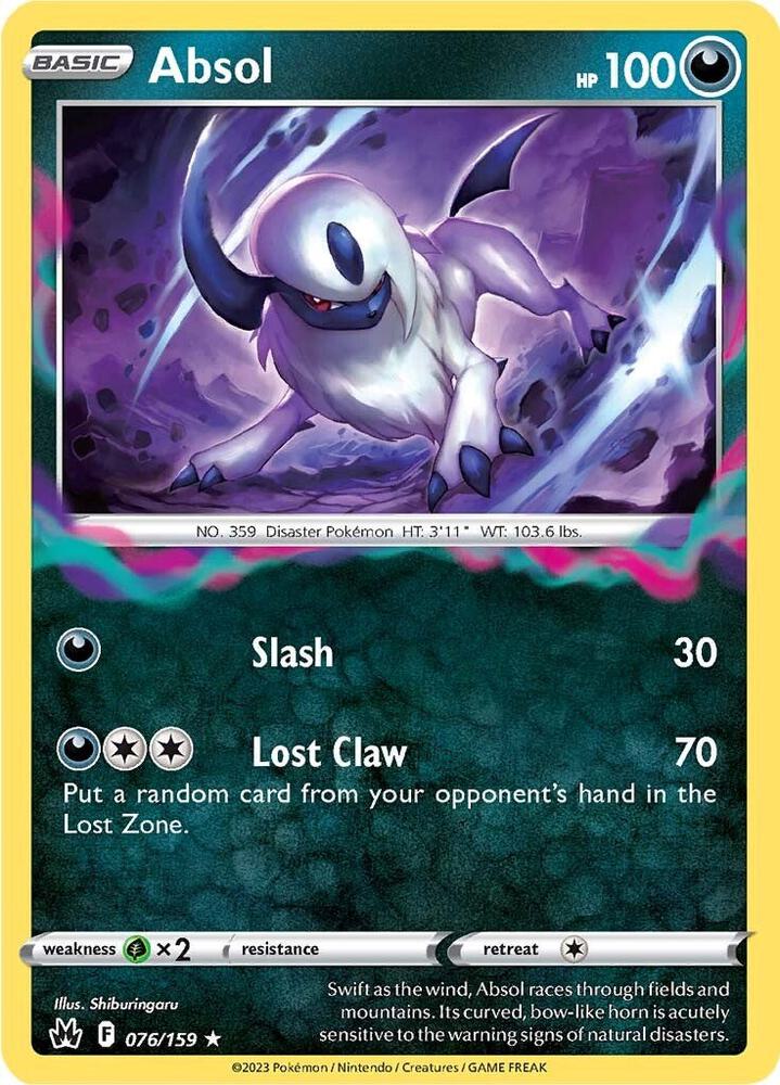 Absol [SWSH: Crown Zenith] 076/159