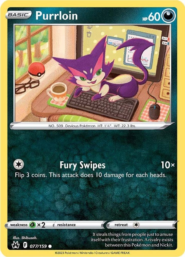 Purrloin [SWSH: Crown Zenith] 077/159