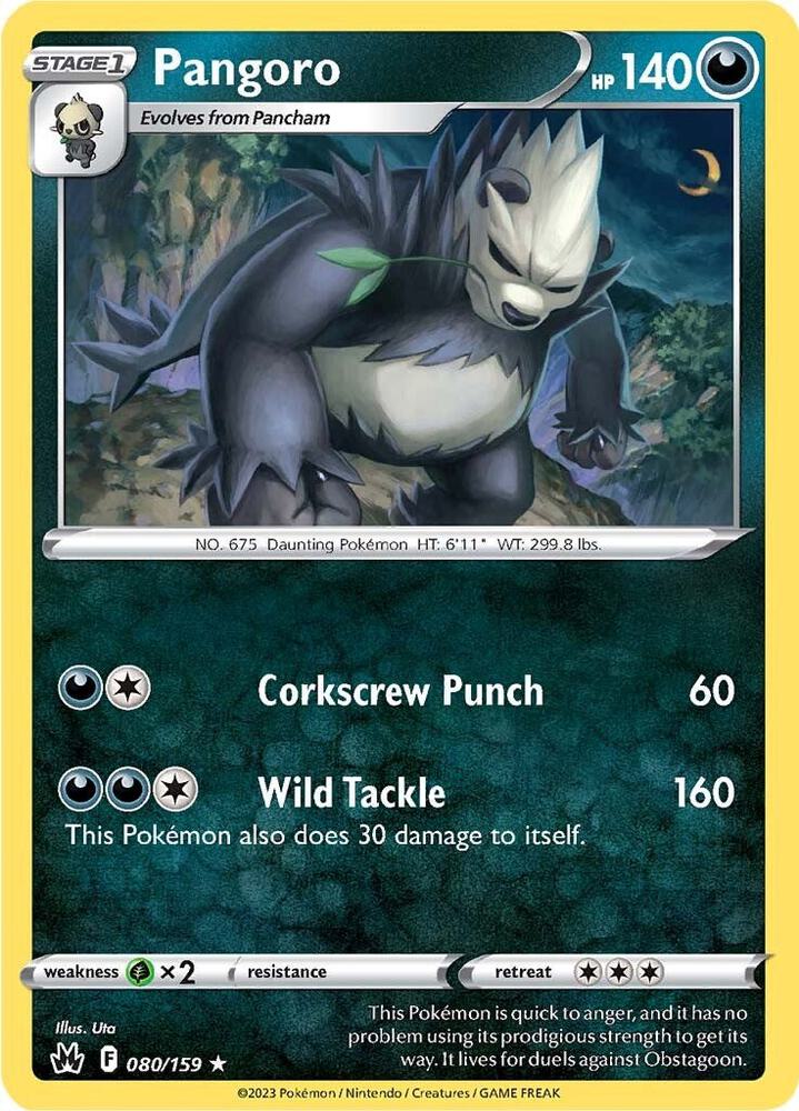 Pangoro [SWSH: Crown Zenith] 080/159