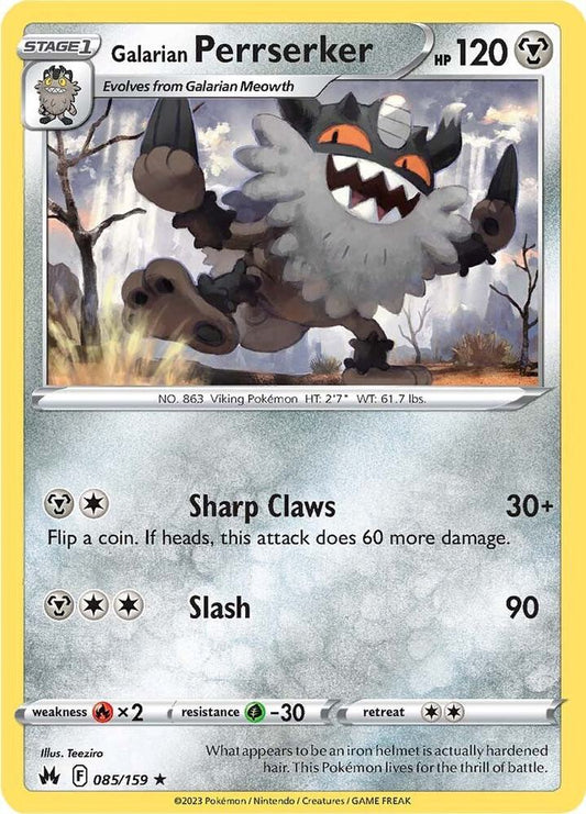 Galarian Perrserker [SWSH: Crown Zenith] 085/159