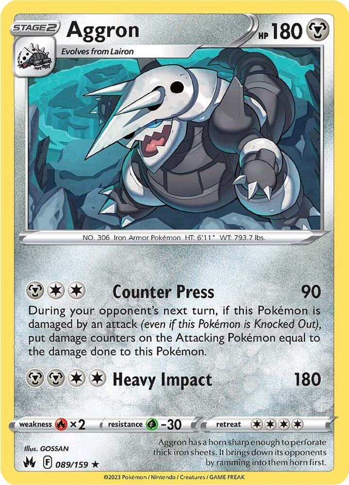Aggron [SWSH: Crown Zenith] 089/159