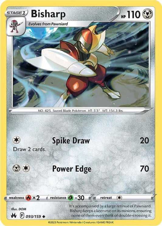 Bisharp [SWSH: Crown Zenith] 093/159