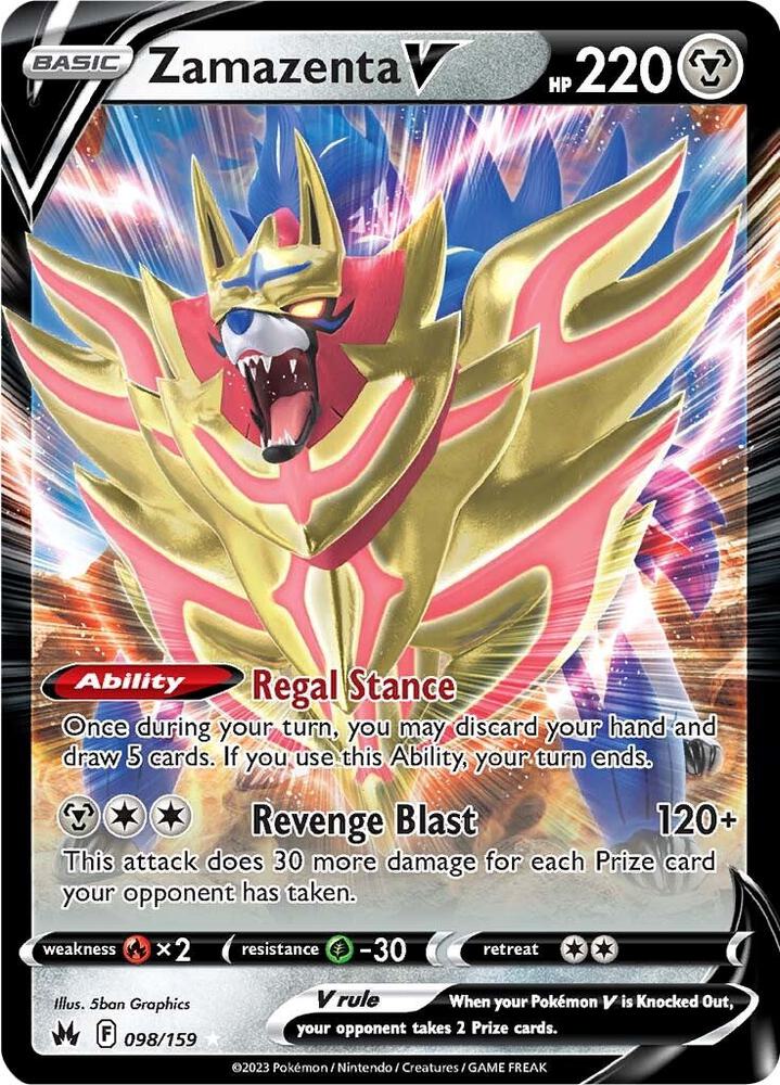 Zamazenta V [SWSH: Crown Zenith] 098/159