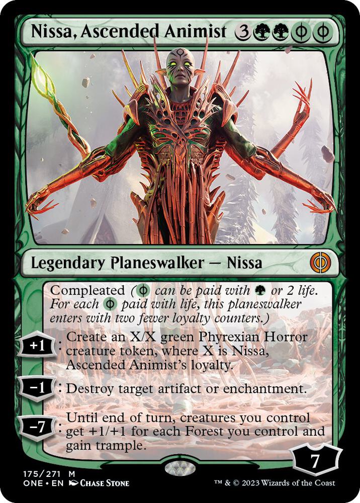 Nissa, Ascended Animist [Phyrexia: All Will Be One] 175