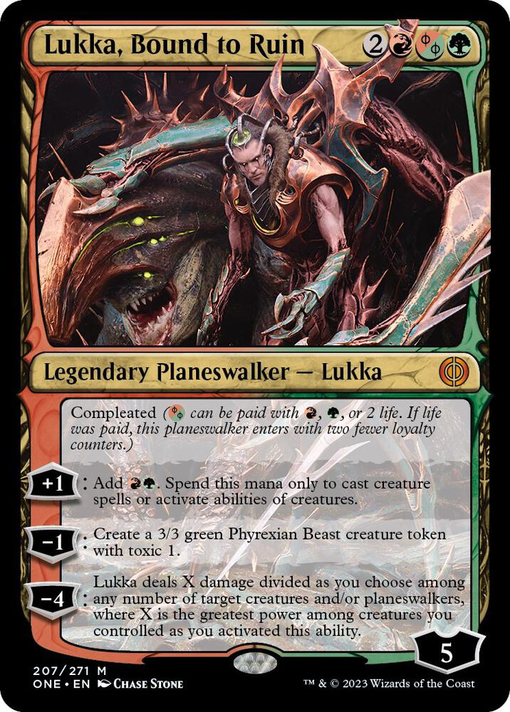 Lukka, Bound to Ruin [Phyrexia: All Will Be One] 207