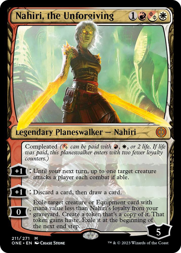 Nahiri, the Unforgiving [Phyrexia: All Will Be One] 211