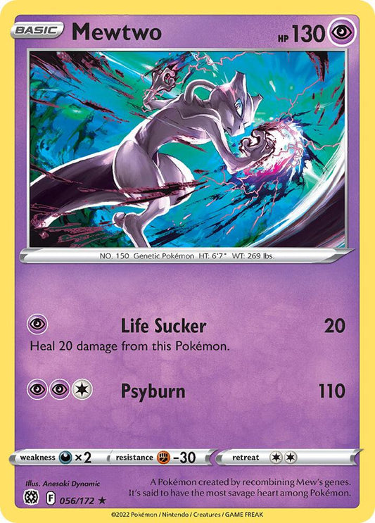 Mewtwo - 056/172 (Cosmos Holo) [Miscellaneous Cards & Products] 056/172