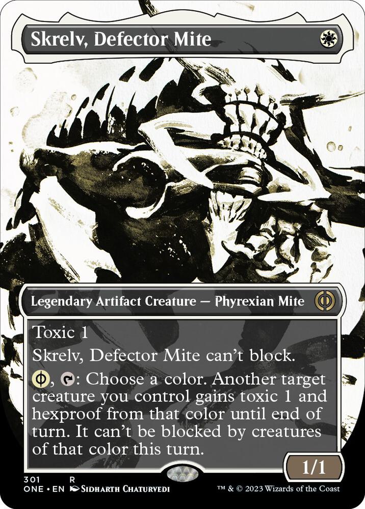 Skrelv, Defector Mite (Showcase) [Phyrexia: All Will Be One] 301