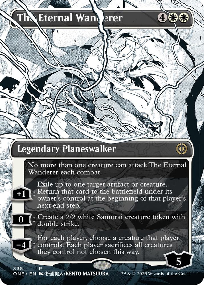 The Eternal Wanderer (Borderless) [Phyrexia: All Will Be One] 335
