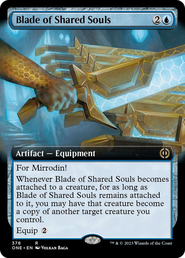 Blade of Shared Souls (Extended Art) [Phyrexia: All Will Be One] 378