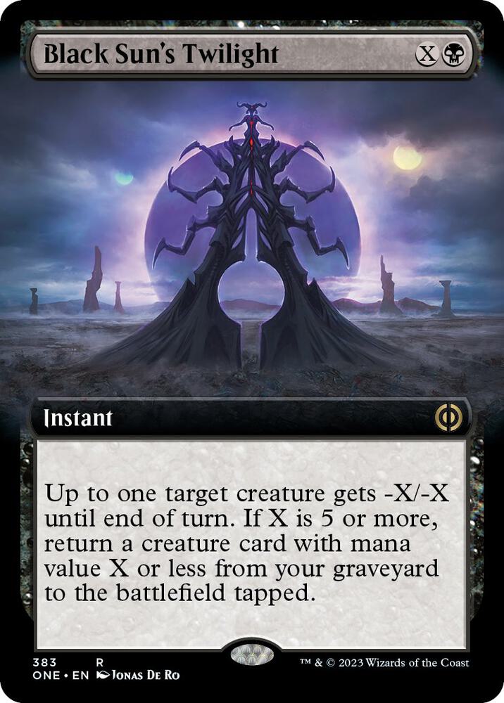 Black Sun's Twilight (Extended Art) [Phyrexia: All Will Be One] 383