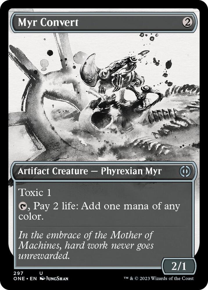 Myr Convert (Showcase) [Phyrexia: All Will Be One] 297