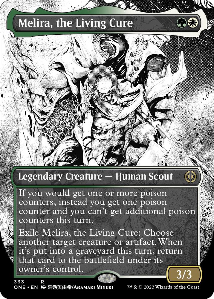 Melira, the Living Cure (Borderless) [Phyrexia: All Will Be One] 333