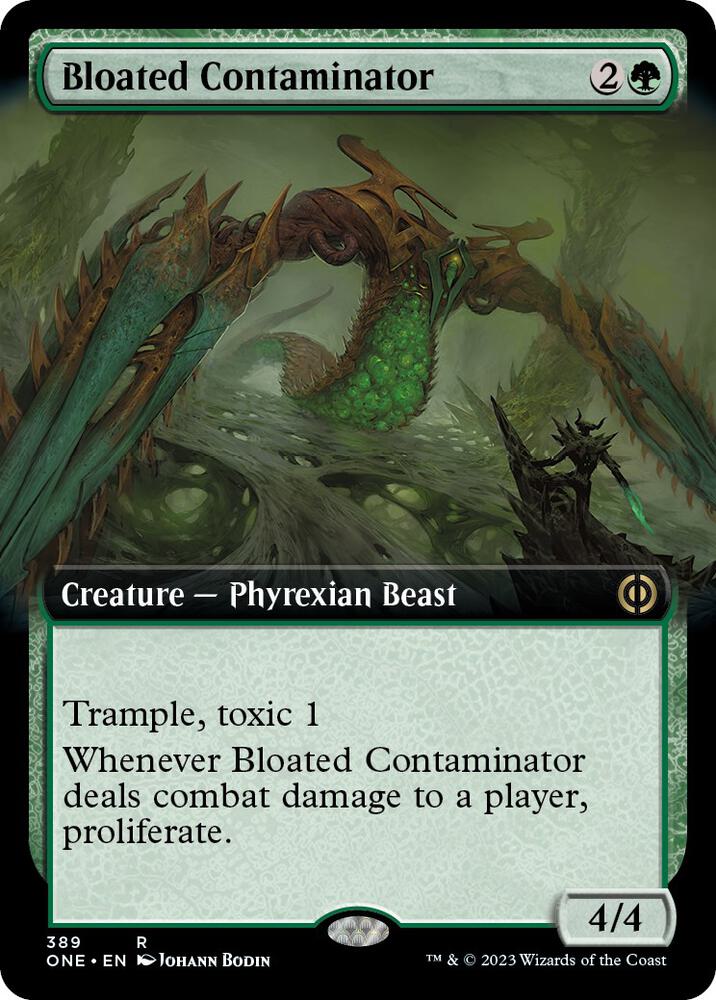 Bloated Contaminator (Extended Art) [Phyrexia: All Will Be One] 389